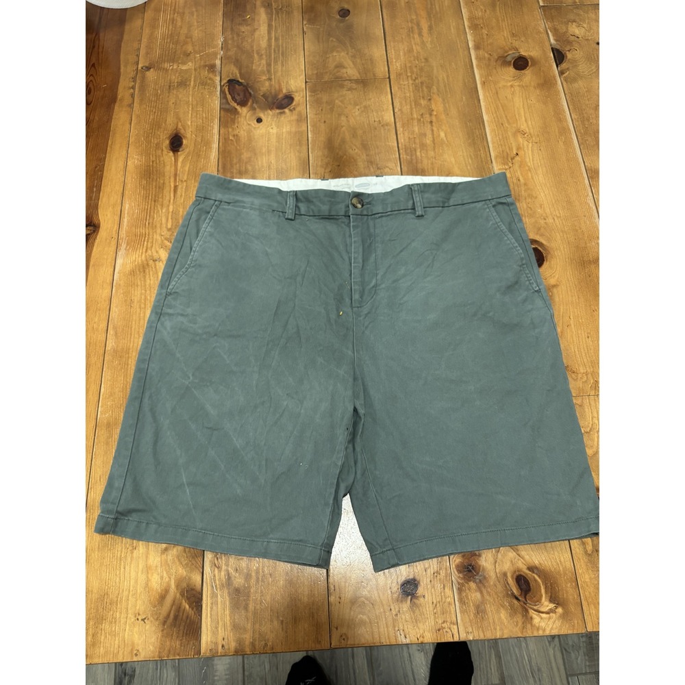 Old Navy Men's Ultimate Slim Chino Shorts Size 38 Green Flat Front Casual